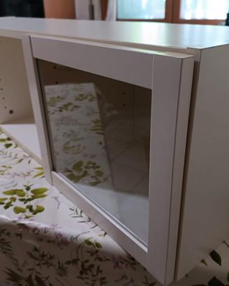 Pensile a parete IKEA Besta con ante in vetro