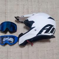 🚀Casco Airoh Twist Bianco + Visiere