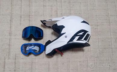 🚀Casco Airoh Twist Bianco + Visiere