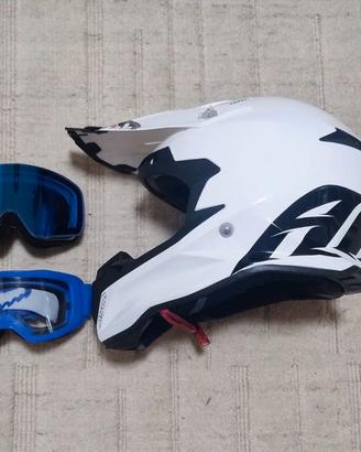 🚀Casco Airoh Twist Bianco + Visiere