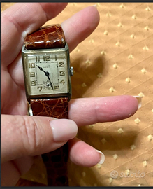 LANCOraroOROLOGIOartDECOcassaARGENTOvintageAnni20