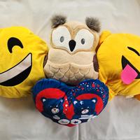 Cuscini Peluche Morbidi - Emoji, Animali e Amore