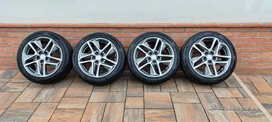 Set 4 cerchi 17" Peugeot completi di gomme 