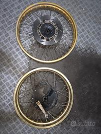 Coppia cerchi yamaha tenere 600 34l, 55w e 1vj