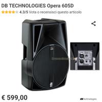casse attive db opera e subwoofer 