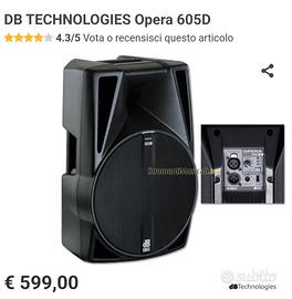 casse attive db opera e subwoofer 