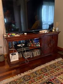 Mobile Tv in legno indiano