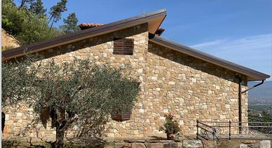 PIETRA CALCAREA Opera Incerta Giallo sp. 3-4 cm