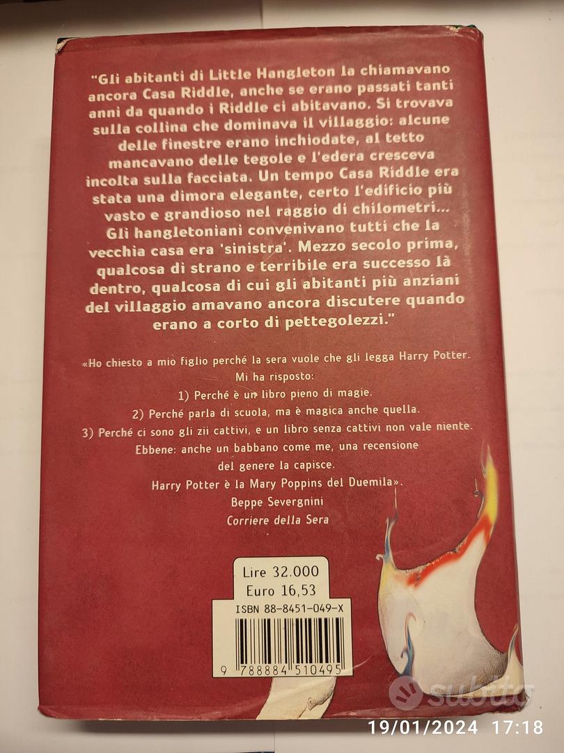 Libri HARRY POTTER Prima Edizione 1/4/5/7 - Libri e Riviste In vendita a  Udine