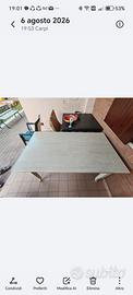 tavolo da pranzo in legno 120x80 allungabile