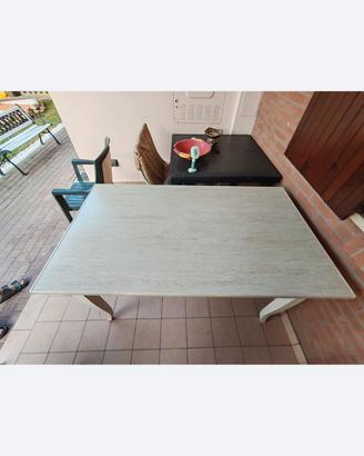 tavolo da pranzo in legno 120x80 allungabile