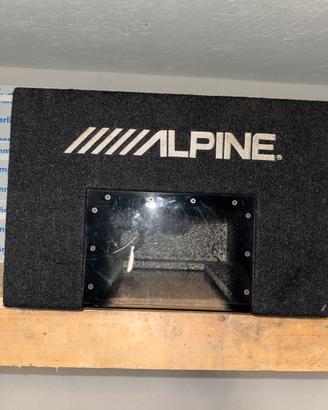 SUBWOOFER ALPINE CON AMPLIFICATORE