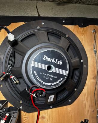 Woofer subwoofer e amplificatori