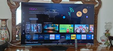 65" smart TV MiniLed 4k subwoofer +  audio teatro