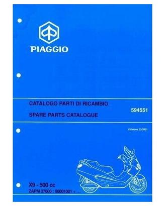 Catalogo ricambi Piaggio X9 500