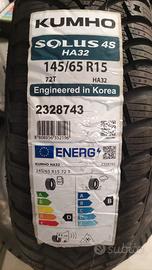 Treno Gomme 4 Stagioni KUMHO Nuove - per SMART FOR