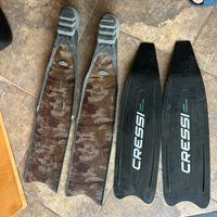 Pinne apnea in vibra di vetro LEADERFINS