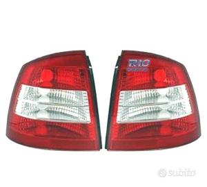 FANALI OPEL ASTRA G 3P 5P 97-04 LED ROSSO CROMATO