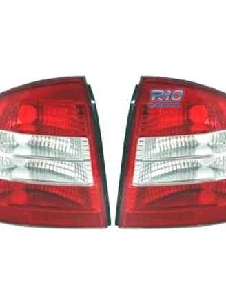 FANALI OPEL ASTRA G 3P 5P 97-04 LED ROSSO CROMATO