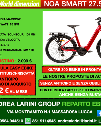 Ebike World Dimension Noa Smart - NOVITA' 2026