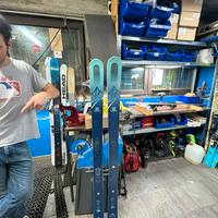 Salomon MTN 88 161cm con pelli e Marker Alpinist