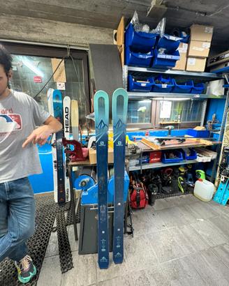 Salomon MTN 88 161cm con pelli e Marker Alpinist