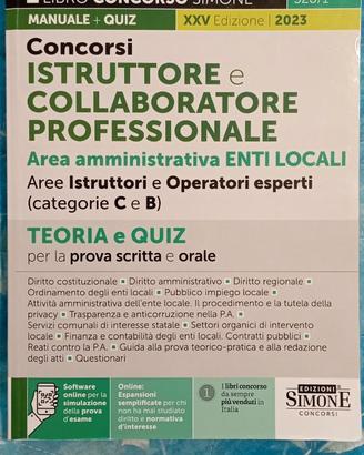 Concorsi istruttore e collaboratore professionale