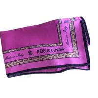 Foulard seta rosa Roberto Cavalli