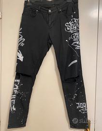 Jeans con scritte Gaëlle Paris