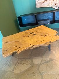 tavolino pioppo massello