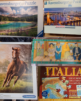 5 Puzzle Clementoni Ravensburger 1000 1500 pezzi