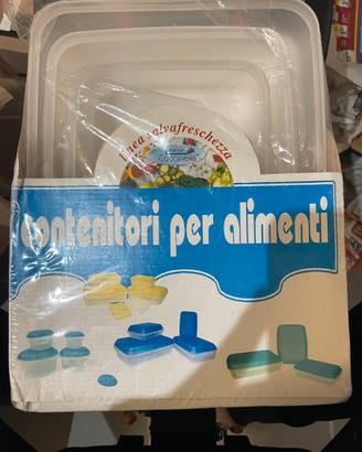 SET DI 5 CONTENITORI ERMETICI SALVA FRESCHEZZA