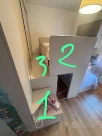 Ponte letto a castello