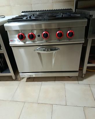 Cucina a gas professionale