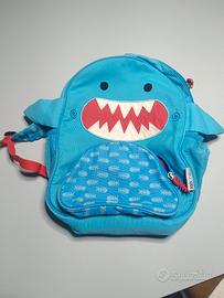 zainetto zaino squalo azzurro zoocchini