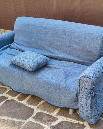 Divano letto 2 posti con rete e materasso