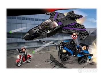Lego Marvel 76047 inseguimento di pantera nera