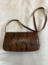 Borsa artigianale africana in vera pelle
