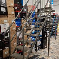 Scala in ferro altezza 3 metri x 1,80 - 10 scalini