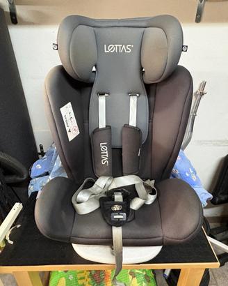 Seggiolino auto bambino 0-36 KG RUOTABILE E ISOFIX