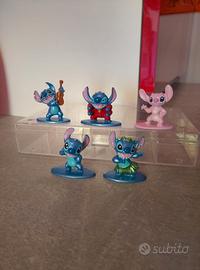 Lotto personaggi disney stitch metalfigs x5