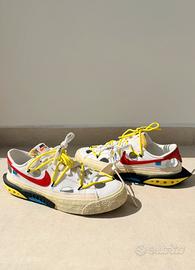 Nike x Off White Blazer Low White/University Red
