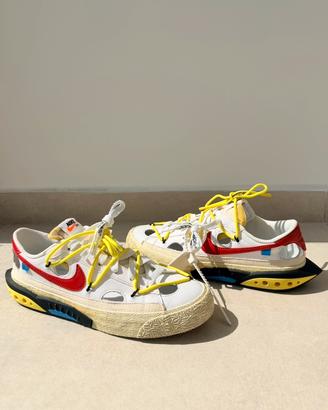 Nike x Off White Blazer Low White/University Red
