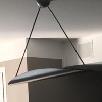 Lampadario sospensione in legno curvo