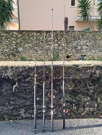 N.4 Canne da pesca a traina
