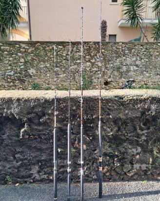 N.4 Canne da pesca a traina