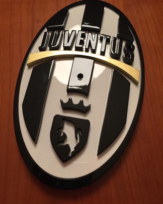 Orologio tridimensionale Juventus, laccato, 29x18