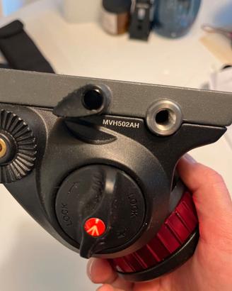 Manfrotto MVH502AH testa video fluida pro