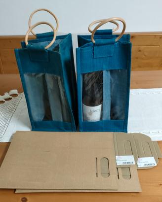 Regali Natale Porta bottiglie per vino o  liquori