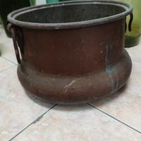 pentola in rame primi 900 diam 40 circa alt 30 cm